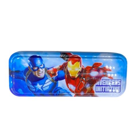 avengers metal pencil box|pencil box with calculator.